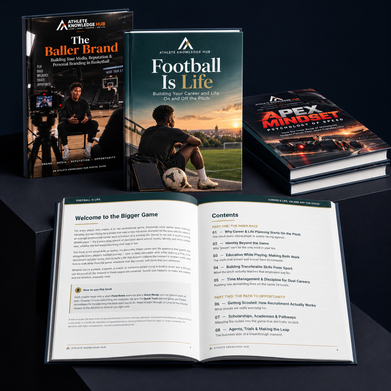 Athlete Knowledge Hub digital book collection